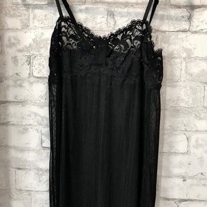 La Perla | SETA Vintage Plisse Brazilian Slip & Thong | Black | Size 3 or Med